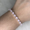 Pulseira Isis Quartzo Rosa Folheado a Prata - Image 2
