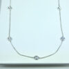 Choker 7 Zircônia Folheado a Prata