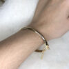 Bracelete Liso Folheado a Ouro 18K