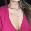 Colar Argolas Vazadas Folheado a Ouro 18K