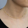 Choker Mini Coração Folheado a Ouro 18K