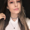 Choker Gabi Zircônias em Ródio Negro