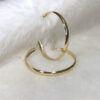 Brinco De Argola Suzi Folheado a Ouro 18K