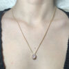 Conjunto Princesa Quartzo Rosa Folheado a Ouro 18K - Image 2