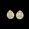 Brinco Gota Quartzo Branco Micro Zircônias Folheado a Ouro 18K - Imagem 2