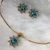 Conjunto Flor Acqua Folheado a Ouro 18K - Image 2