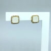 Brinco Renata Quartzo Branco Zircônias Folheado a Ouro 18K - Imagem 3