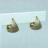 Brinco Triângulo Micro Zircônias Folheado a Ouro 18K - Image 2