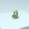 Brinco Argolinha Colorida M Folheado a Ouro 18K