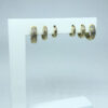 Brinco Argolinha Colorida M Folheado a Ouro 18K - Imagem 4