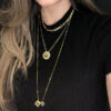Conjunto Árvore da Vida com Zircônias Folheado a Ouro 18K