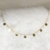 Colar Medalha Folheado a Ouro 18K