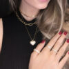Colar Coração Micro Zircônias Folheado a Ouro 18K - Image 4