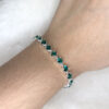 Pulseira Isis Verde Esmeralda Folheado a Prata - Imagem 4