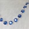 Pulseira Isis Azul Safira Folheado a Prata - Imagem 2