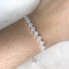 Pulseira Trevo com Micro Zircônias Folheado a Prata - Imagem 2