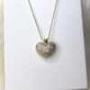 Colar Coração Micro Zircônias Folheado a Ouro 18K