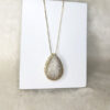 Colar Gota Micro Zircônias Folheado a Ouro 18K