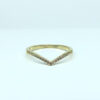 Anel Rúbia Micro Zircônias Folheado a Ouro 18K
