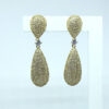 Brinco Luxo Micro Zircônias Folheado a Ouro 18K