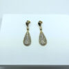 Brinco Gota Micro Zircônia Folheado a Ouro 18K