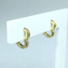 Brinco Argola Coração P Folheado a Ouro 18K