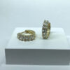Brinco de Argola com Zircônia Folheado a Ouro 18K
