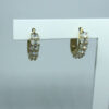 Brinco de Argola com Zircônia Folheado a Ouro 18K