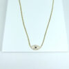 Colar Olho Grego Folheado a Ouro 18K
