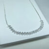 Choker Zircônia Navete Folheado a Prata