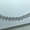 Choker Zircônia Navete Folheado a Prata