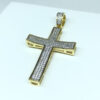 Pingente Cruz Micro Zircônia Folheado a Ouro 18K