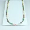 Choker Riviera Colorida Folheado a Ouro 18K