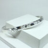Pulseira Argola com Detalhes Folheado a Prata