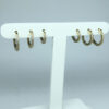 Brinco Argolinha Fernanda G Folheado a Ouro 18K