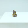 Brinco Argolinha Colorida Dulce P Folheado a Ouro 18K