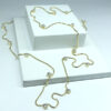 Colar Longo com Zircônia Folheado a Ouro 18K