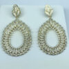 Brinco Festa Gota com Micro Zircônias Folheado a Ouro 18K