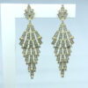 Brinco Cascata com Micro Zircônias Folheado a Ouro 18K