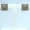 Brinco Quadrado com Micro Zircônias Folheado a Ouro 18K - Imagem 3