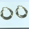 Brinco Argola Lisa Folheado a Ouro 18K