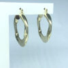 Brinco Argola Lisa Folheado a Ouro 18K