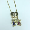 Colar Filhos com Micro Zircônias Folheado a Ouro 18K - Imagem 2