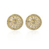 Brinco Pizza Zircônia Folheado a Ouro 18K